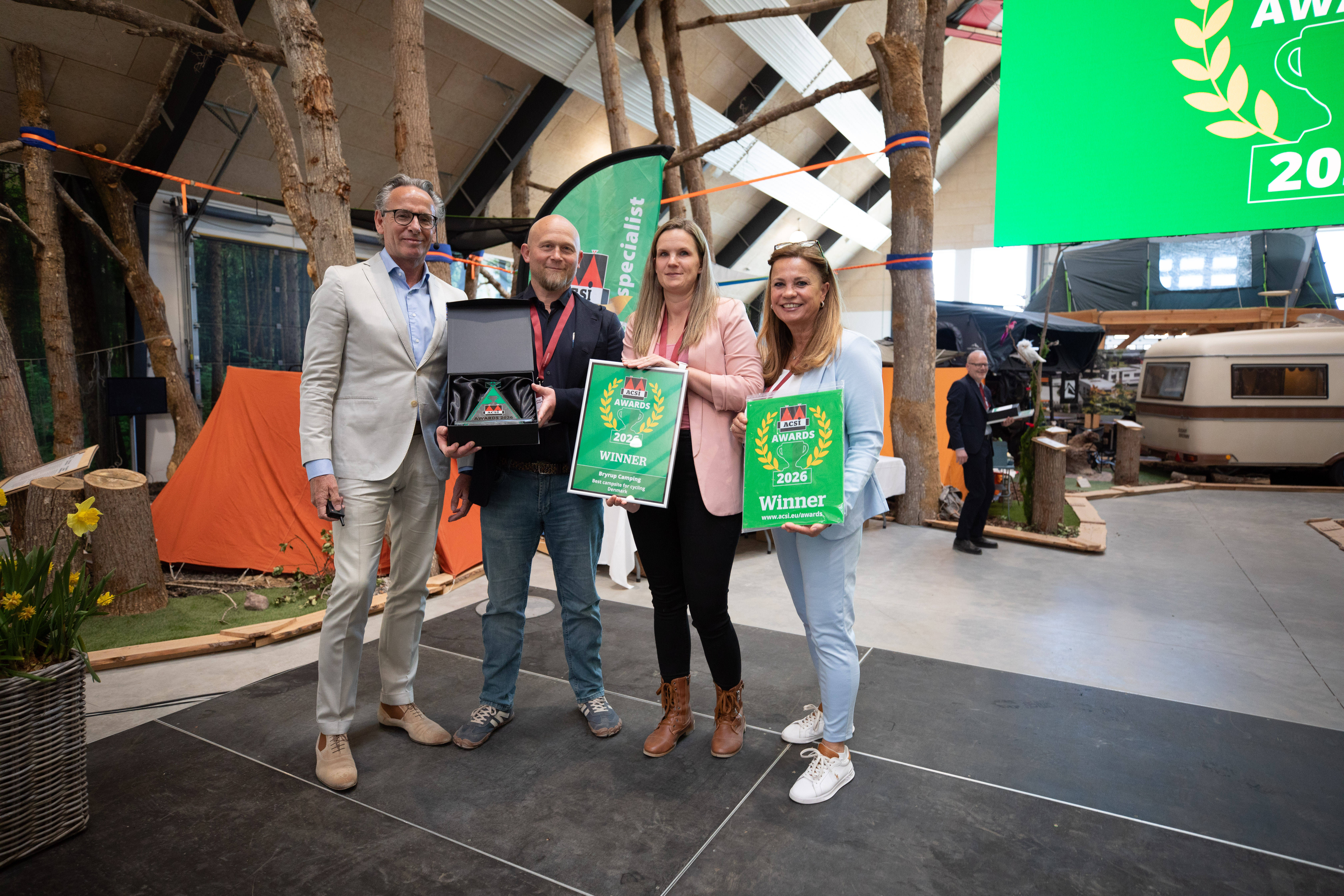 Bryrup Camping vinder for bedste campingplads for cykelturister